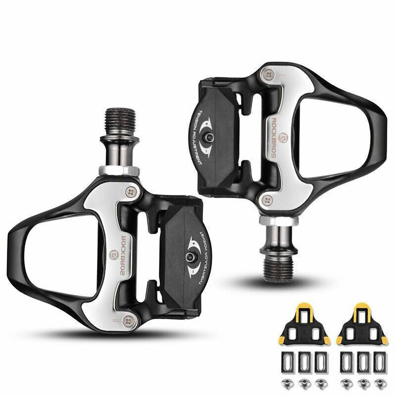 Sagmit Cleats Pedal ROCKBROS Self Lock Road Bike Pedals With