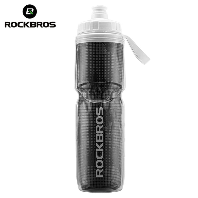 ROCKBROS Insulated Bike Water Bottles Keep Water Cool LeakProof Bicyc