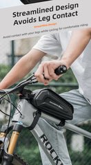 ROCKBROS Bicycle Phone Bag 1.7L 6.8in Waterproof Bike Cycling Frame Bag Top Tube Bag