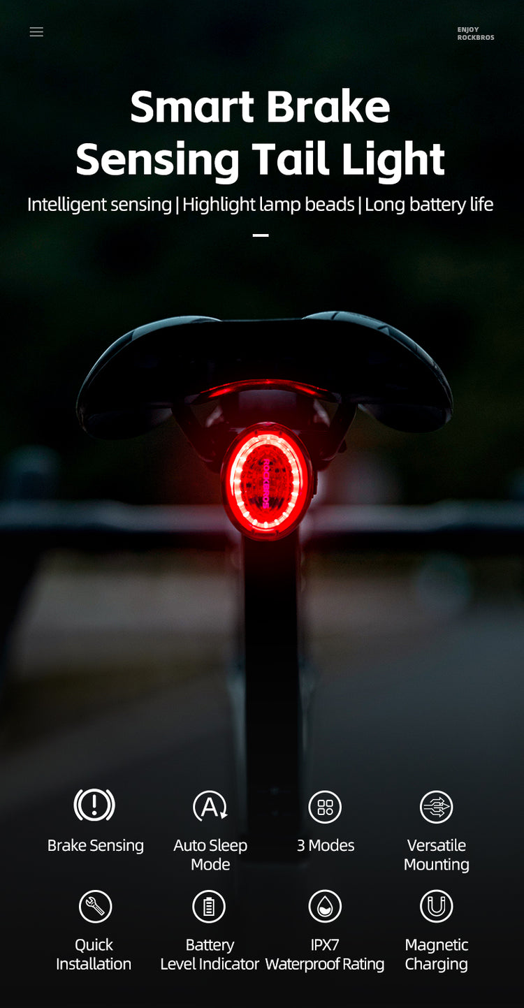 ROCKBROS Bike Saddle Mount Tail Light