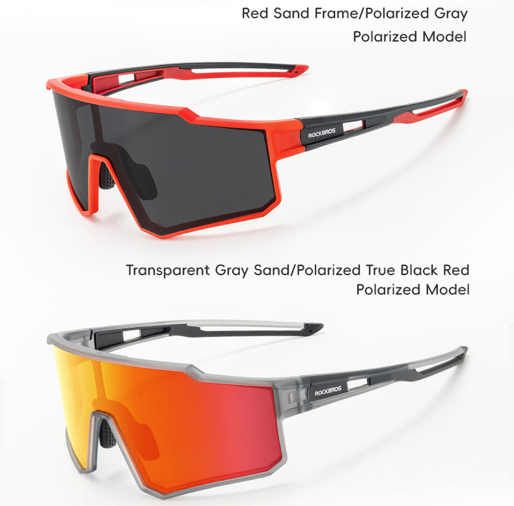 ROCKBROS Cycling Sunglasses Photochromic/Polarised Bicycle Riding Sports Glasses UV400