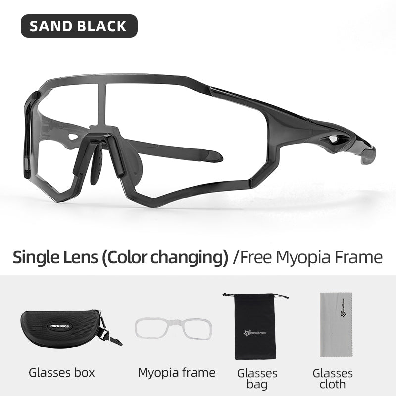 Rockbros-TR90 Photochromic Full Frame Sunglasses