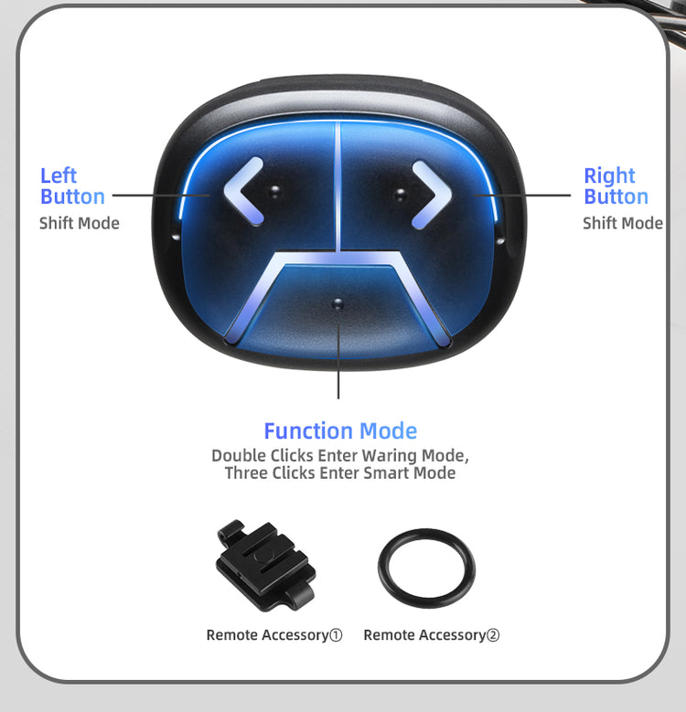 ROCKBROS Smart Sensor Bike Headlight RHL1500