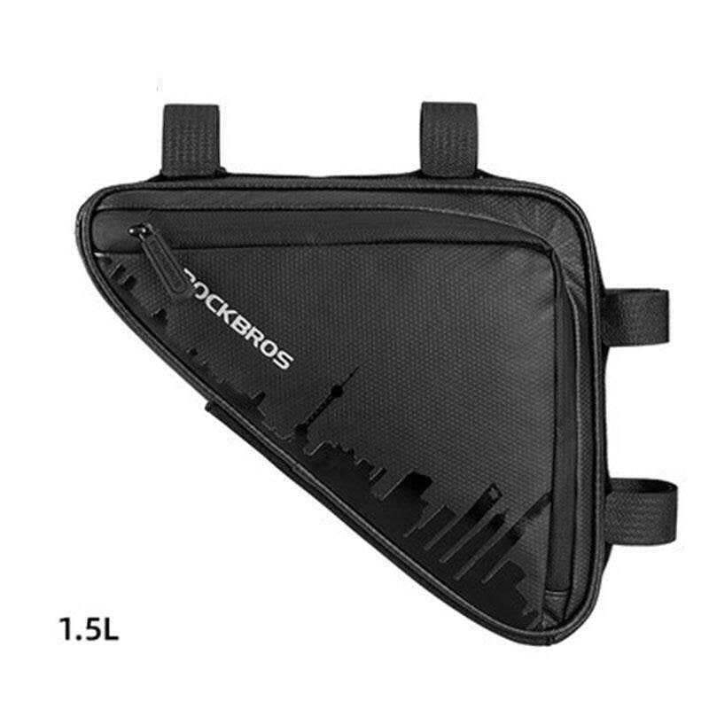 thumbnail image 2 of RockBros MTB Triangle Frame Bag 1.5L Waterproof Bicycle Front Tube Storage Pouch 2 of 6