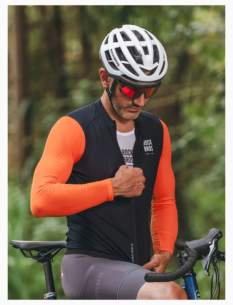 【ROAD TO SKY】by ROCKBROS Men's Long-Sleeve Cycling Jersey in Various Colours