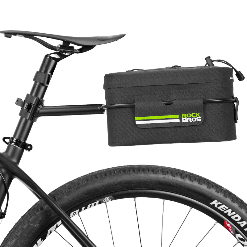 ROCKBROS Bicycle Rear Rack Pannier Bag 6L Waterproof Bike Trunk Bag Storage Bag