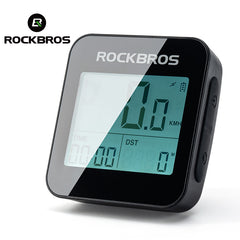 ROCKBROS Smart GPS Speedometer for MTB Road Bike IPX6 Waterproof Backlight Cycling Computer ABS Lightweight Wireless 20 Hours Long Battery Life Bicycle Speedometer with Bracket