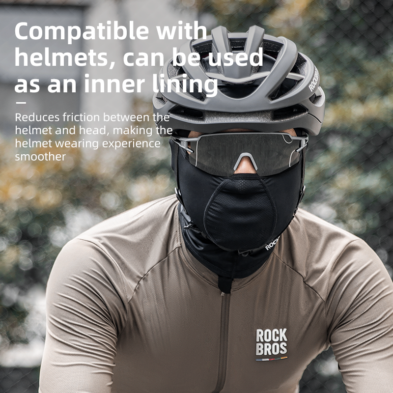 ROCKBROS Cycling Balaclava Bicycle Motorcycle Face Mask Ice Silk Headgear