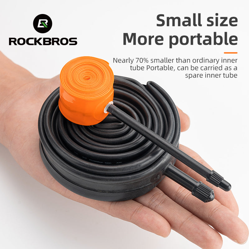 ROCKBROS Bike Inner Tube Road Bicycle Tubes Presta Valve Compatible with 700 x 18/23/25/28/30/32Tire