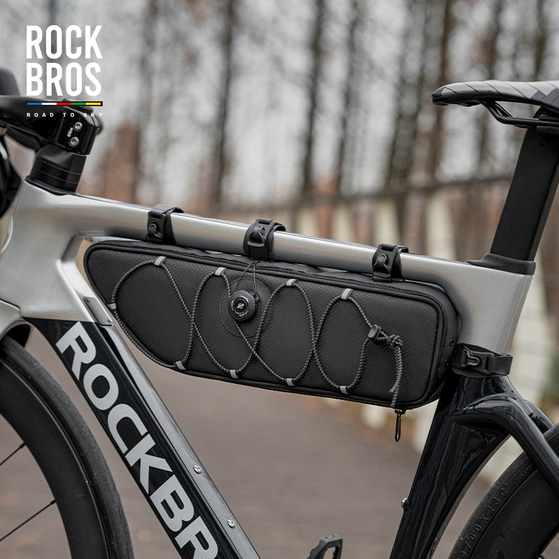【ROAD TO SKY】 ROCKBROS Deluxe Cycling Frame Bag Bike Front Tube Bags