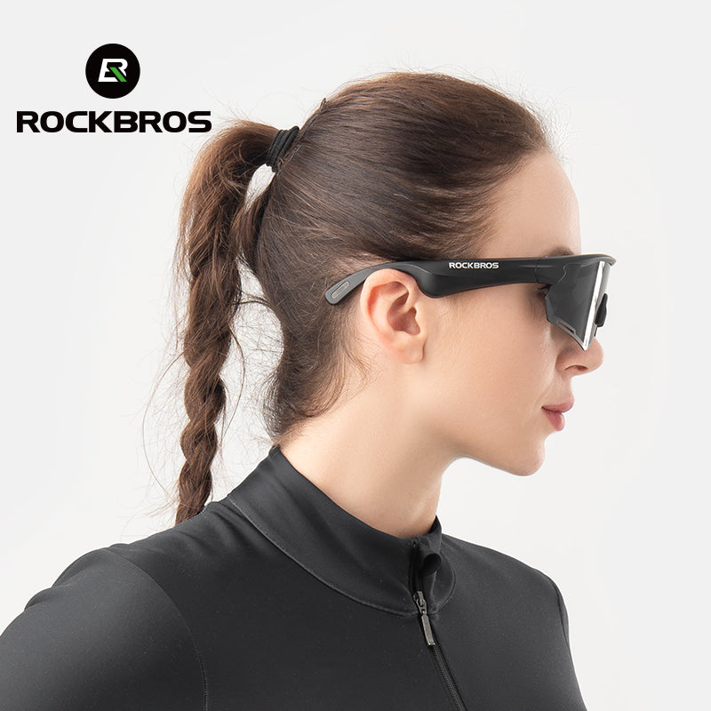 ROCKBROS Bluetooth Polarized Sunglasses Music Speaker Cycling Glasses Outdoor Sport