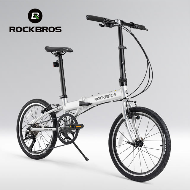 ROCKBROS MBS 20 Inch Folding Bike Aluminum Alloy 8 Speed 11-32T Cassette V Brake