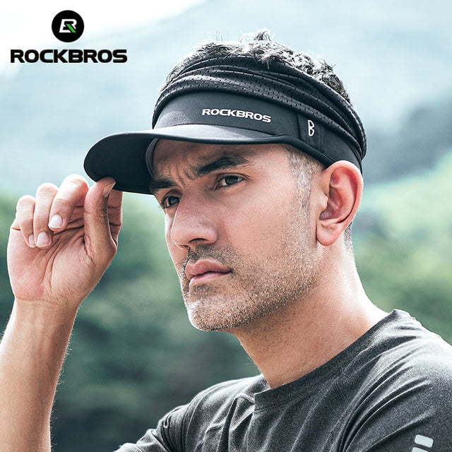 ROCKBROS Outdoor Cycling Hats Ice Silk Sunshade Cap Spring Summer Cap Breathable