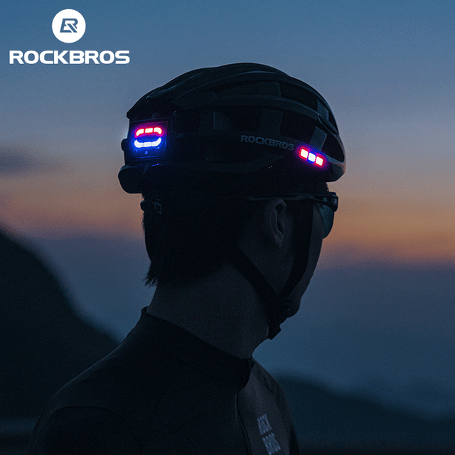 RockBros MTB Road Bike Helmet Light Outdoor Night Cycling Ultralight EPS