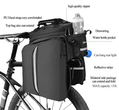 ROCKBROS Bicycle Pannier Bike Bag with Extendable Compartmentsawa