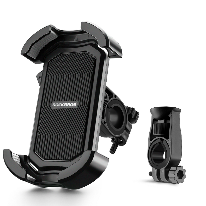 ROCKBROS 360° Rotatable Motorcycle Bike Phone Holder 4.7-6.8Inch Shockproof Cycling Cellphone Mount