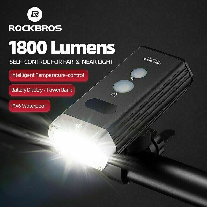 ROCKBROS 1800LM 360° Headlight