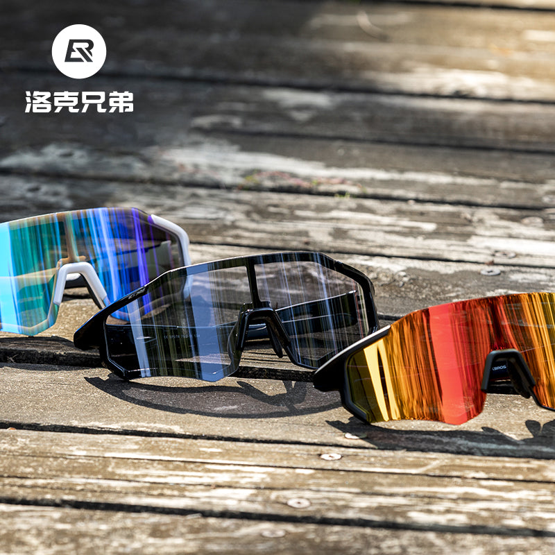 ROCKBROS Cycling Glasses Sports Sunglasses Polarized Half Frame UV400 Protection