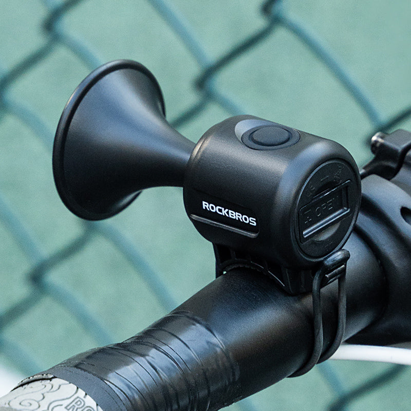 ROCKBROS Bicycle Bike Electronic Horn 120dB Cycling Bell Alarm Ring Waterproof