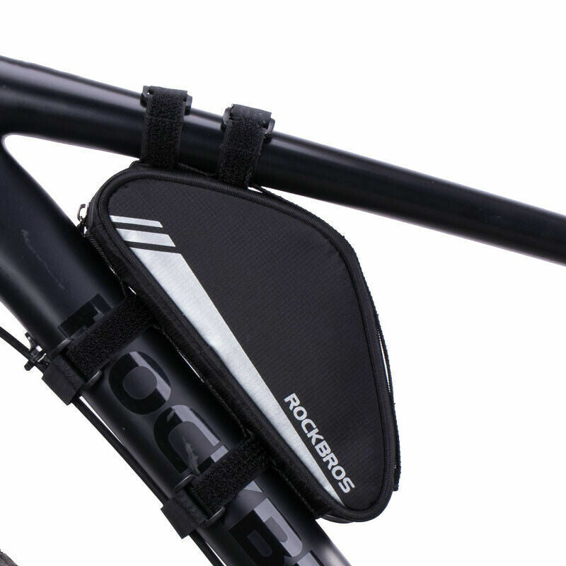 ROCKBROS Bicycle Frame Bag 0.7L Triangle Bag Cycling Bicycle MTB Bag Reflective