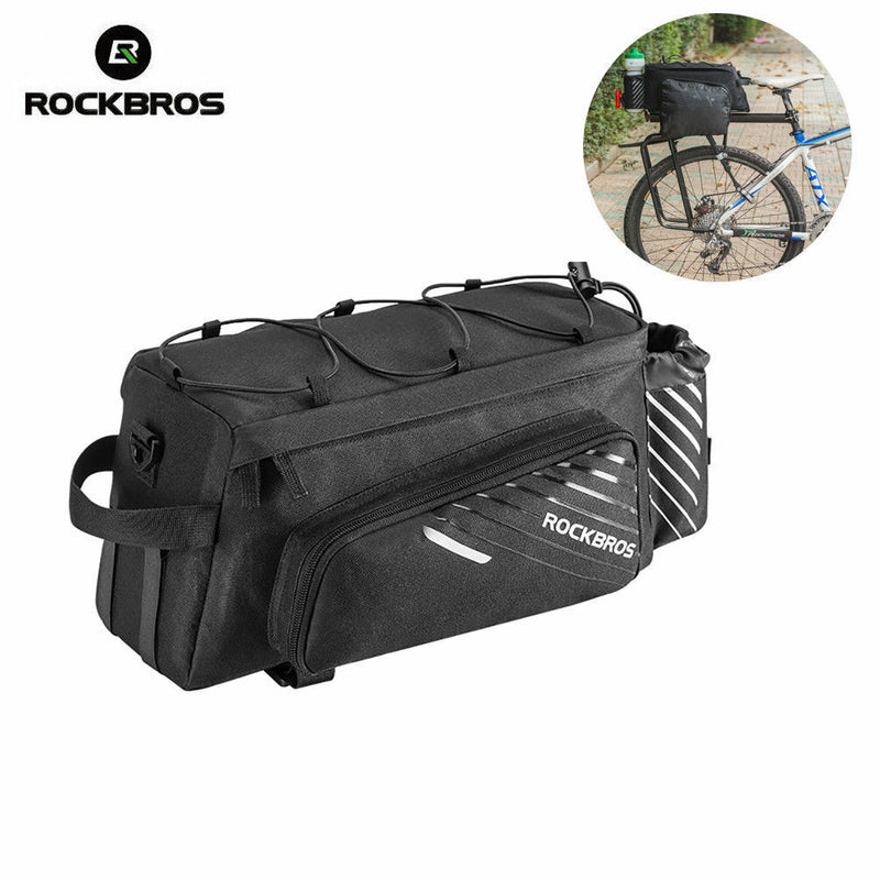 ROCKBROS Pro Bicycle Rear Rack Bag with Extra Pockets