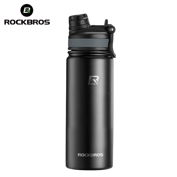 ROCKBROS Bicycle Cycling Insulated Water Bottle Stainless Steel Drink Cup 550/650ML 18/22oz