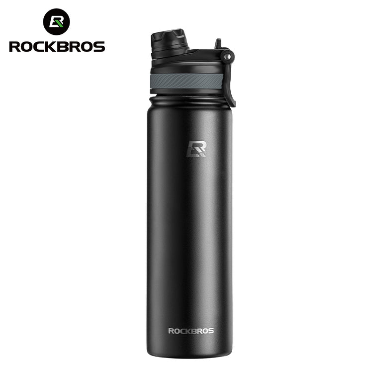 ROCKBROS Bicycle Cycling Insulated Water Bottle Stainless Steel Drink Cup 550/650ML 18/22oz