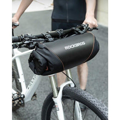 ROCKBROS Bicycle Cycling Handlebar Bag Waterproof 2L MTB Bike Front Bag