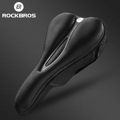 ROCKBROS Bicycle Cushion Cover Bike Seat Cover Breathable Road Mountain Bike Saddle Seat Cushion Silicon Cover