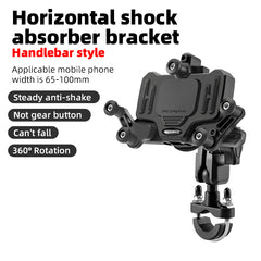 ROCKBROS High quality Bicycle Phone holder Metal Universal Shock Absorption Anti-Fall Mobile phone Mount for Motorcycle Bike accessories