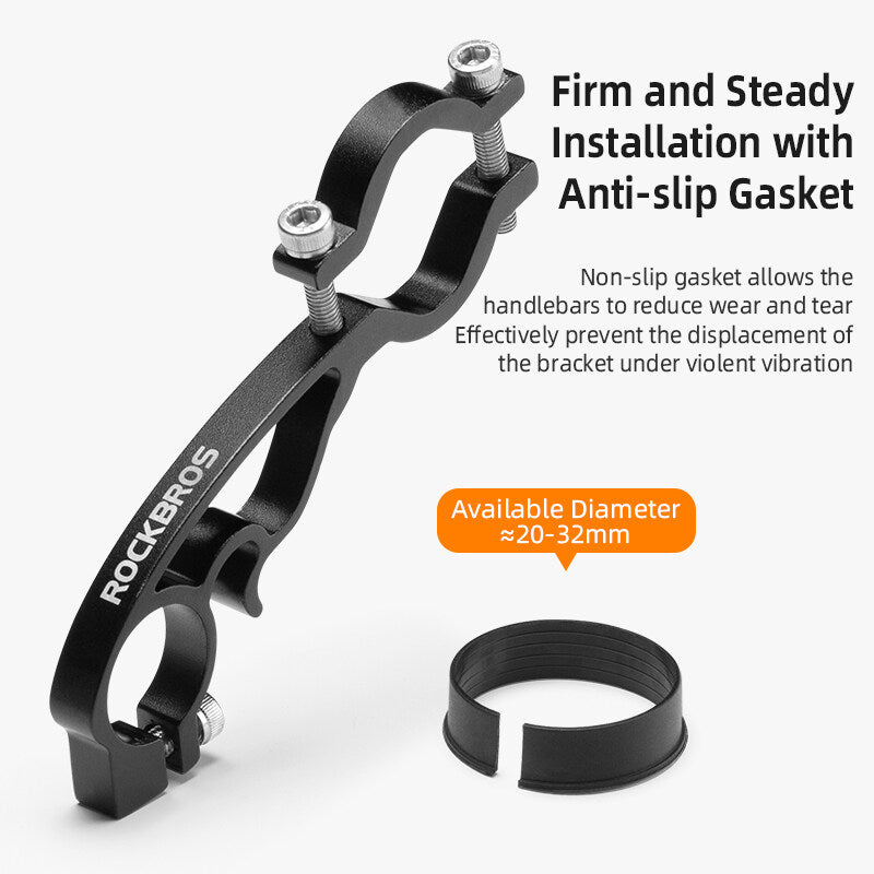 ROCKBROS Bike Handlebar Extender Double Bike Handlebar Bracket Mount B
