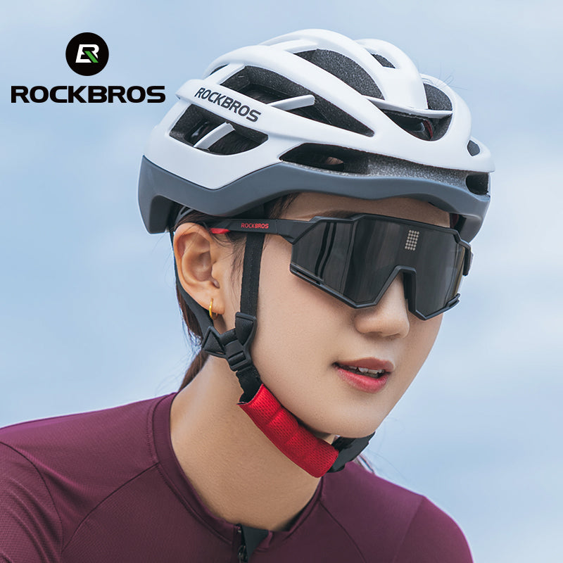 ROCKBROS Cycling Photochromic Glasses Electronic Color Changing SunGlasses Clear