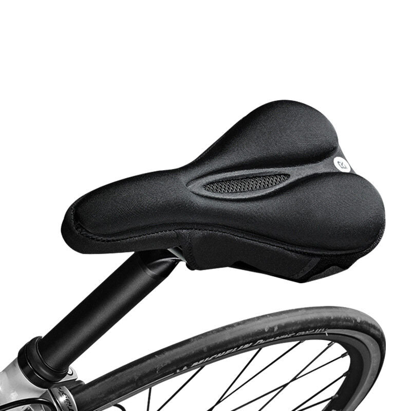ROCKBROS Bicycle Cushion Cover Bike Seat Cover Breathable Road Mountain Bike Saddle Seat Cushion Silicon Cover