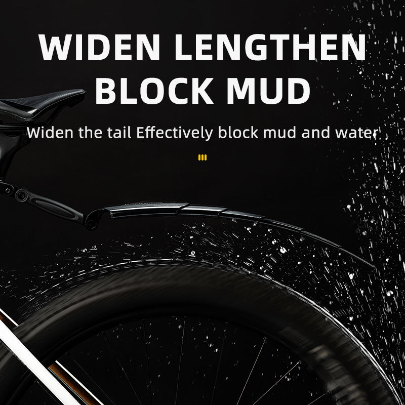 ROCKBROS Adjustable MTB Mountain Bike Mudguard Cycling Bicycle Front Rear Fenders