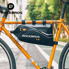 ROCKBROS Bicycle Frame Bag 3.5L Cycling Pack Seat Top Tube Bike Wedge Panniers