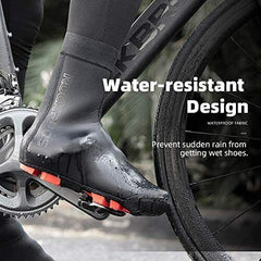 ROCKBROS Cycling Bike Shoe Cover Warm Sport Fleece Road Race Windproof Overshoes
