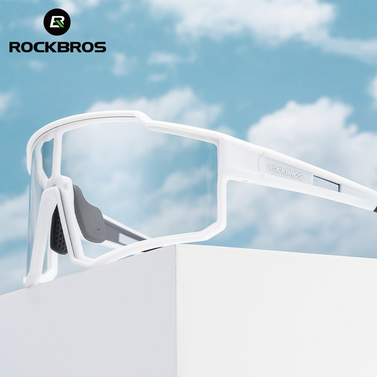 ROCKBROS Cycling Sunglasses Photochromic/Polarised Bicycle Riding Sports Glasses UV400