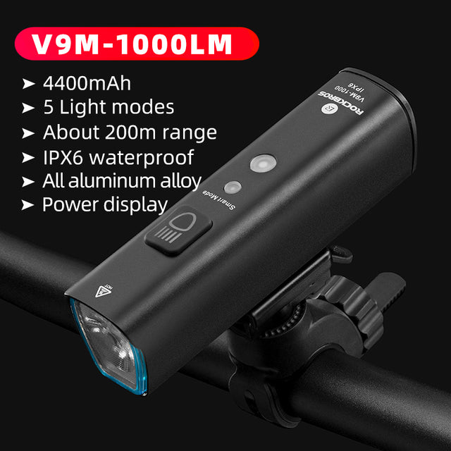 ROCKBROS 1000 Lumen Front Bike Light V9M-1000