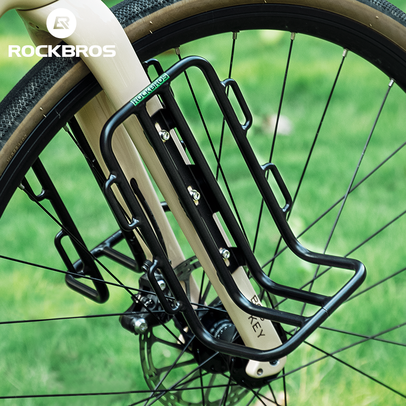 ROCKBROS Bicycle Front Fork Rack Cargo Bag MTB Bike Front Carrier Ra
