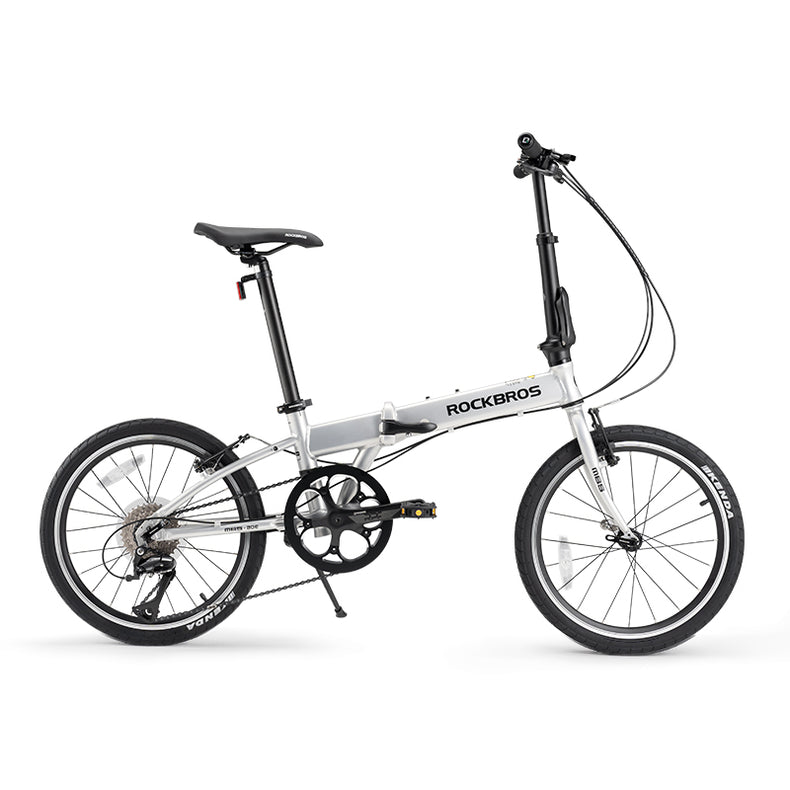 ROCKBROS MBS 20 Inch Folding Bike Aluminum Alloy 8 Speed 11-32T Cassette V Brake