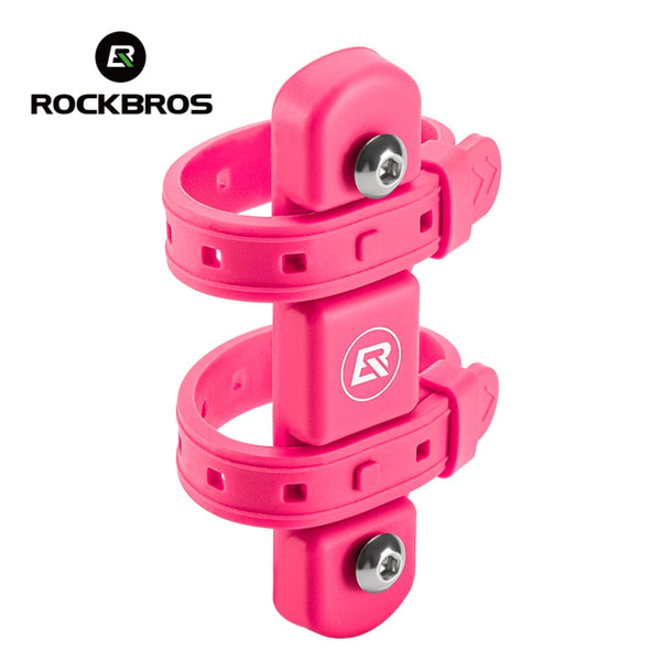 ?ROCKBROS Bike Water Bottle Holder Adapter ¨C Universal Mounting Solution #Color_Pink