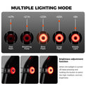 ROCKBROS R0 Smart Brake-Sensing Waterproof Tail Handle Plug Light with Auto Sync, designed for enhanced safety and visibility during cycling.