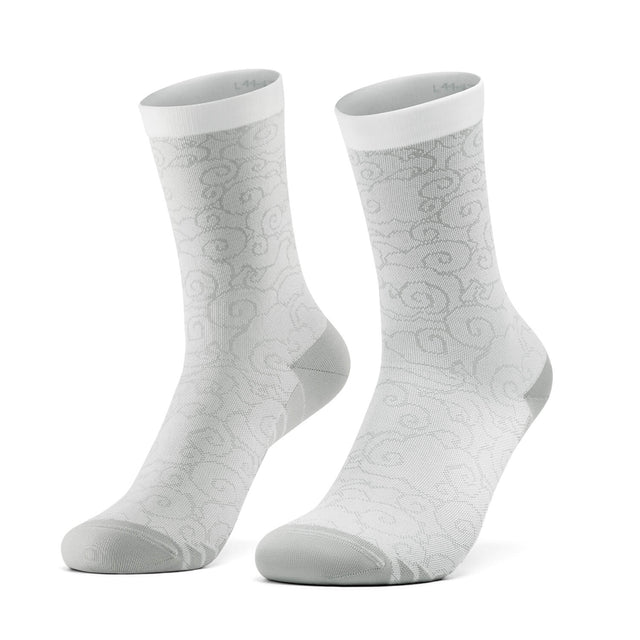 ROCKBROS Road to Sky Cycling Socks Quick-Qrying Breathable Color White