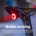 ROCKBROS Bicycle Smart Brake & Tail Light Q5