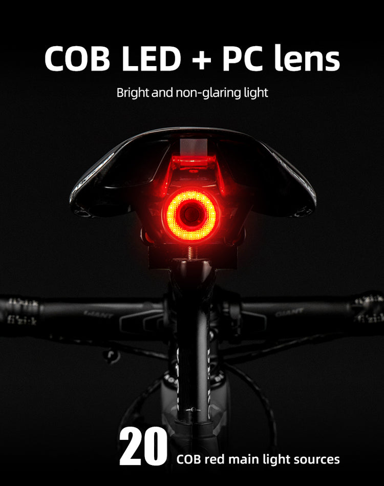 ROCKBROS Bicycle Smart Brake & Tail Light Q5