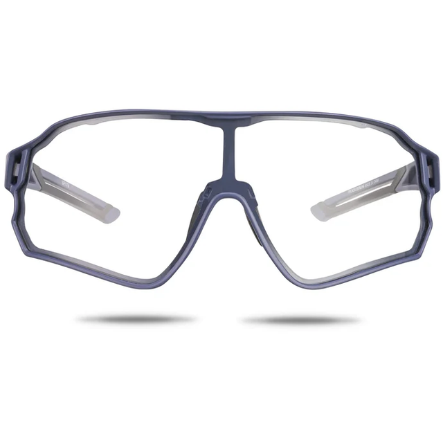 Rockbros Photochromic Full Frame Cycling Sunglasses Color Navy Blue