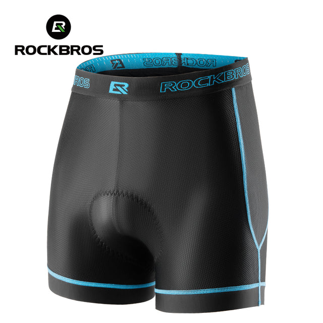 ROCKBROS Men's Cycling Underwear Sponge Padded Elastic Breathable Sporty Wear