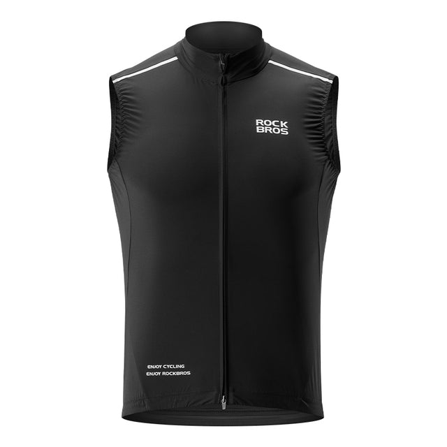 ROCKBROS Men's Cycling Vest Windproof Lightweight Breathable Sports Wear