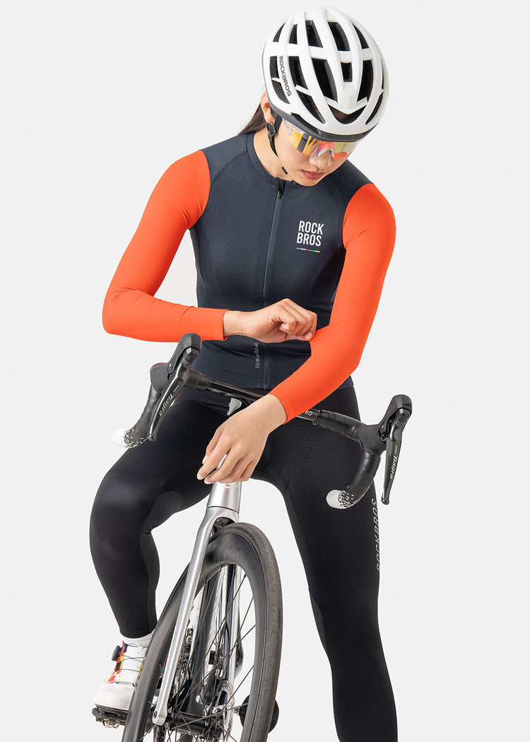 ROCKBROS ROAD TO SKY Cycling Clothes Women's Long-Sleeved Jersey