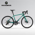 ROCKBROS TEEN-W22H Road Bike For Kids Teens Shimano 10 Speed Curved Handlebar Aluminum Alloy_Color_Spruce Green Gradient